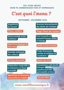 C'est quoi l'menu sept dec 2025